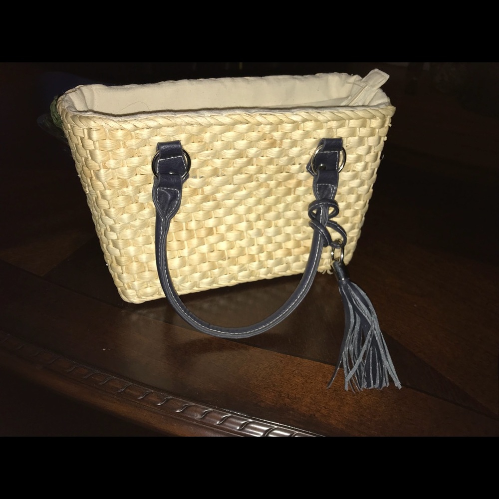 Straw Studios Straw Handbag.